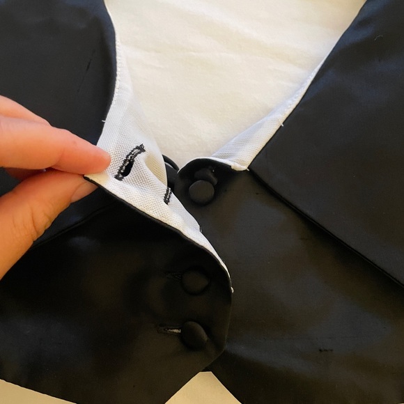 DANA FOLEY NYC SZ SMALL BLAZER STYLE BUSTIER TOP - Picture 2 of 3